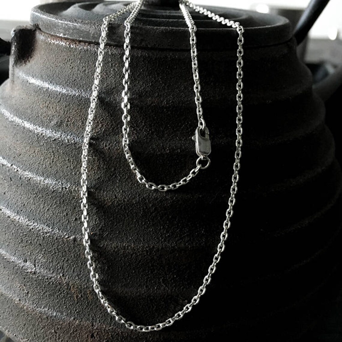 Collarbone Necklace Collarbone Chain 925 Sterling Silver Etsy