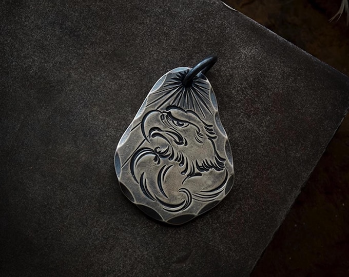 Sterling Silver Eagle Charms | Handmade Eagle Pendant in 3 Styles | Pendants for Men and Women | Nature-Inspired Silver Hawk Necklace Charms
