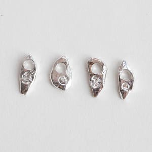 Handcrafted Silver Spacer Beads, Sterling Silver Beads for Jewelry Making, Metal Beads Oxidized, Artisan Craft Beads, DIY Jewelry Supplies