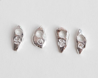 Handcrafted Silver Spacer Beads, Sterling Silver Beads for Jewelry Making, Metal Beads Oxidized, Artisan Craft Beads, DIY Jewelry Supplies
