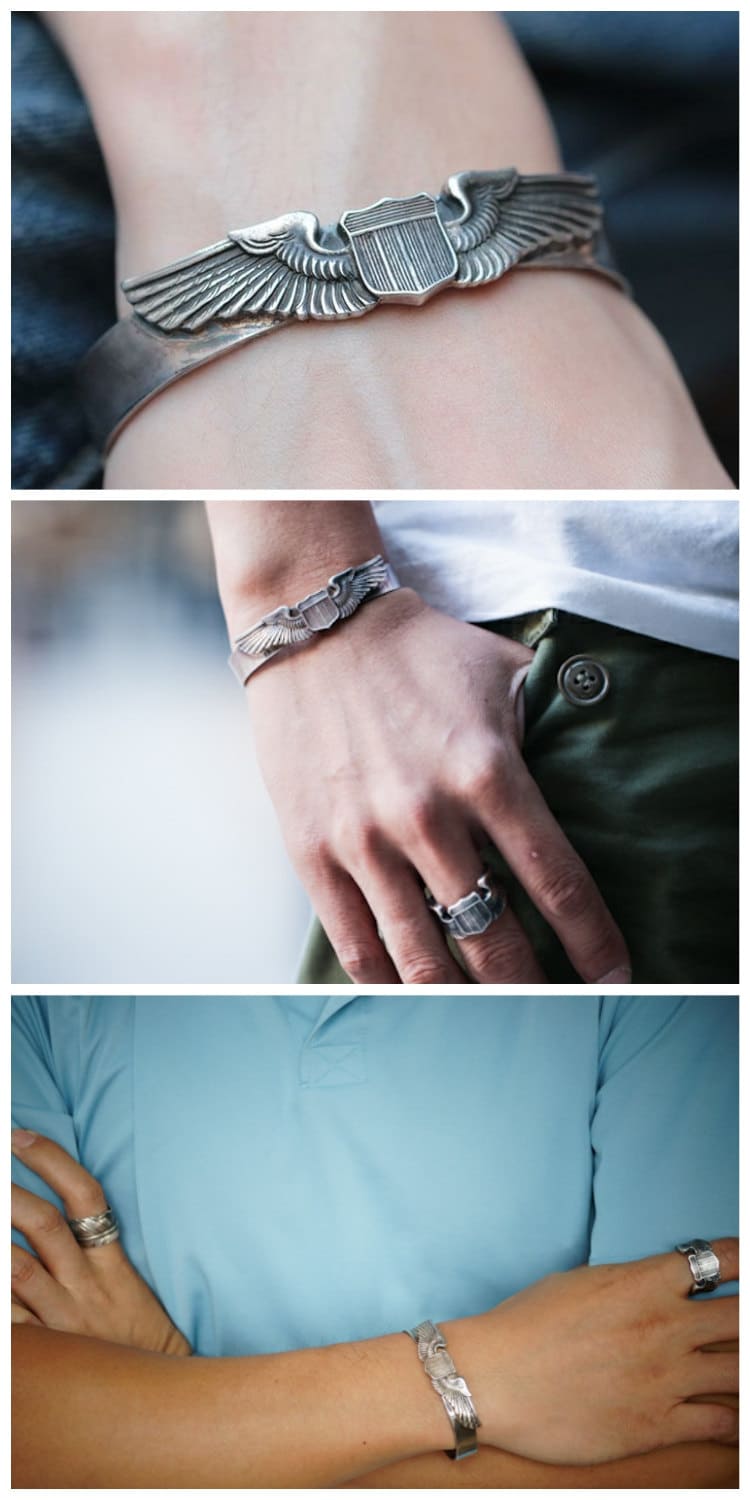 Military store cuff bracelets