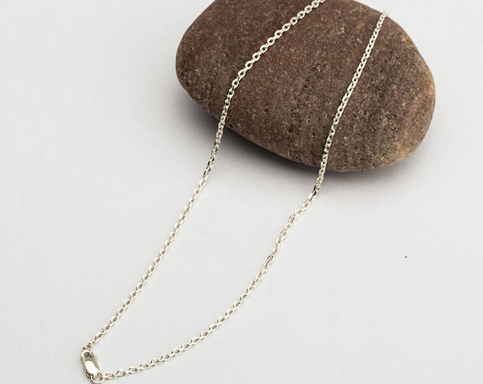 Collarbone Necklace | Collarbone Chain | 925 Sterling Silver Chain Women | Super Slim Chain Silver | Spring Clasp Closure | Gift For Her