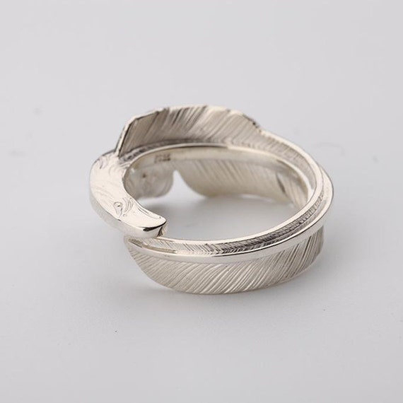Etsy cheap feather ring