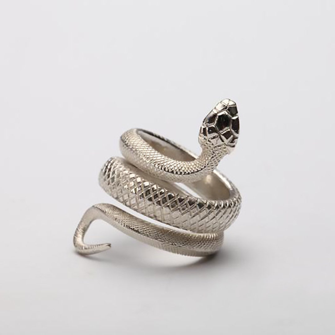 Snake Ring Silver | Premium Jewellery | Modern Design | Anti Tarnished –  Jewellery Hat