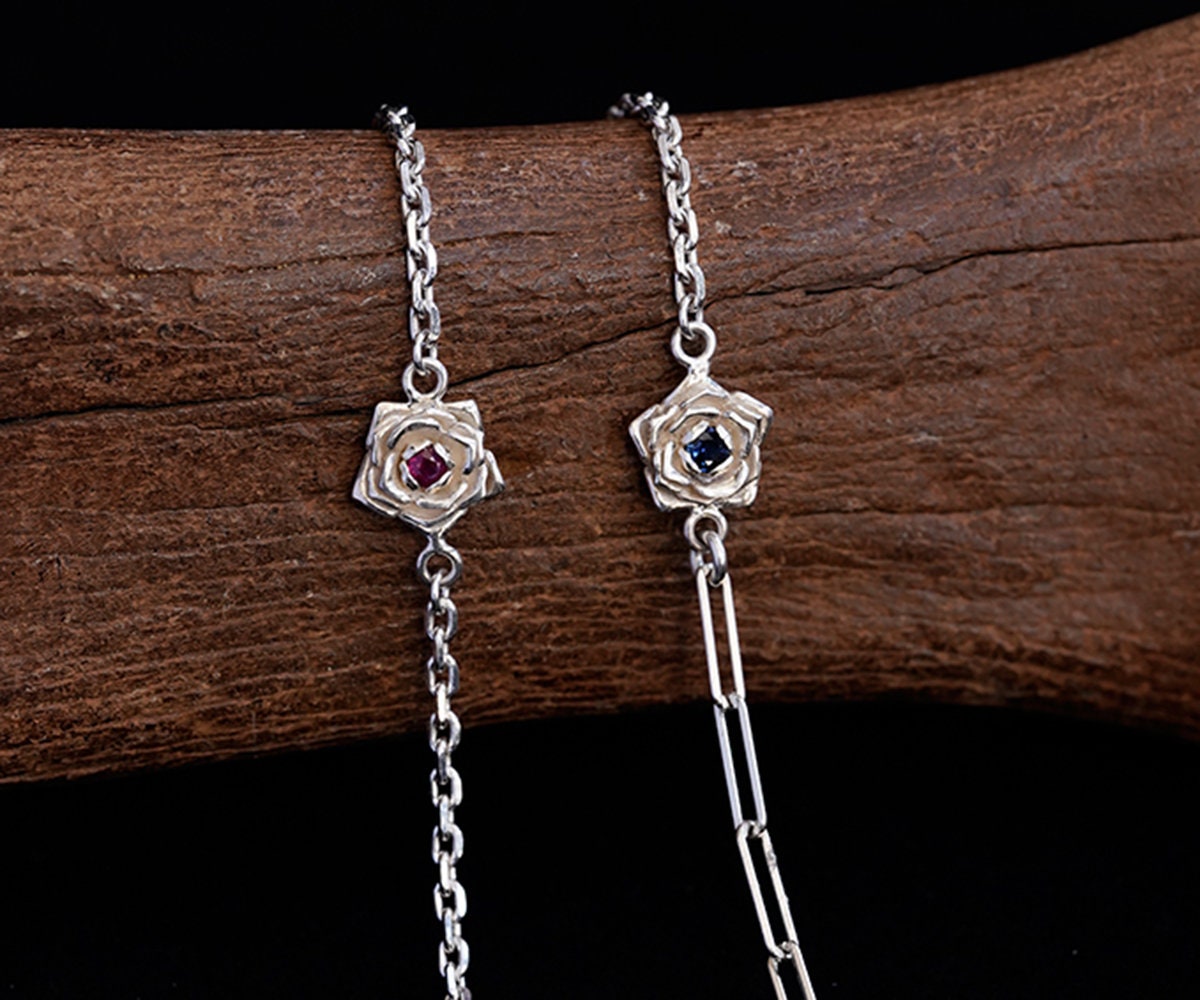 Flower Bracelet For Women, Dainty Bracelet