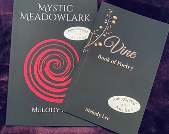 Mystic Meadowlark & Vine Poetry Book Set