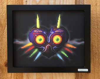 Majora's Mask Legend of Zelda pixelArt gilcée art print