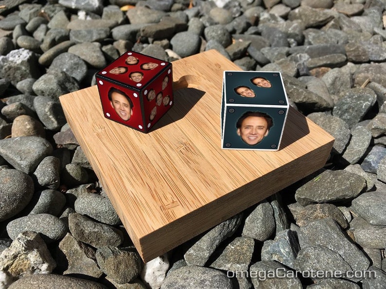 custom video game-themed Dice oversized handmade wooden dice, set of Two 2 image 3