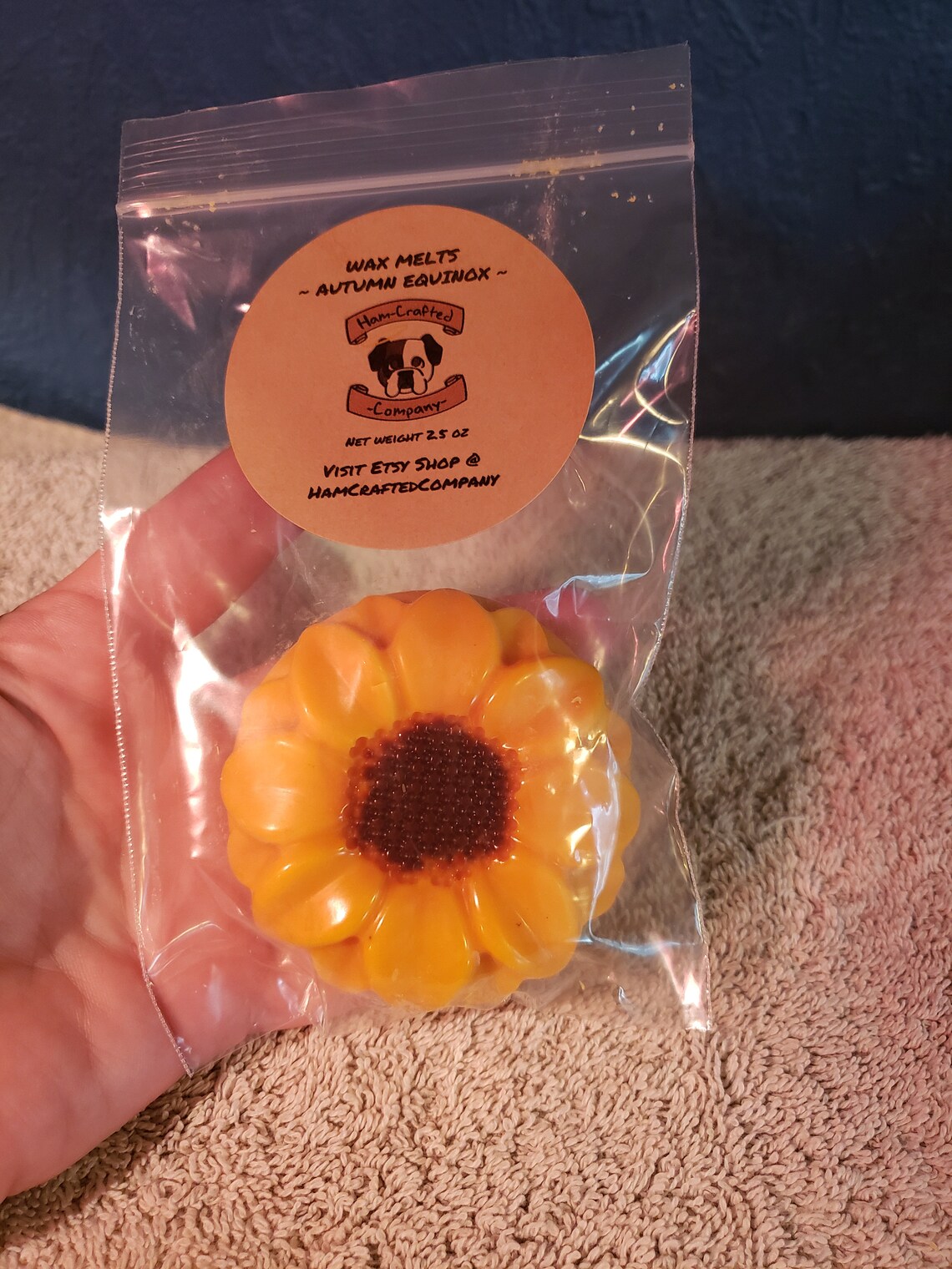 Large Sunflower Wax Melts Autumn Equinox Etsy