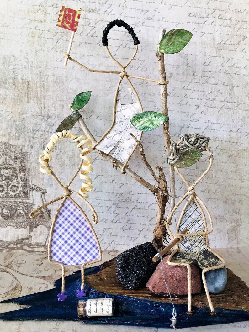 wire figures art