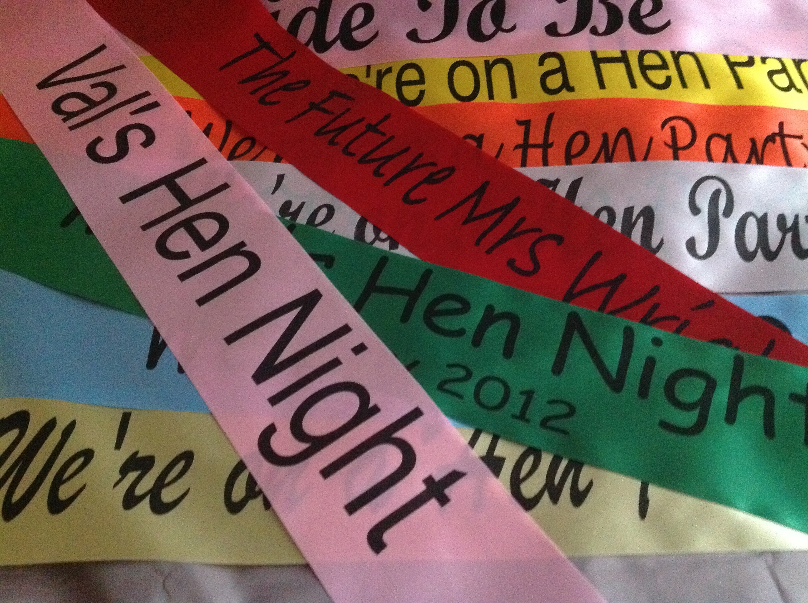 Custom Sash Custom Hen Party Sash Custom Birthday Sash Etsy UK