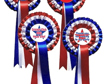 Personalized 3-Tier Rosette | Custom Message Celebration Ribbon