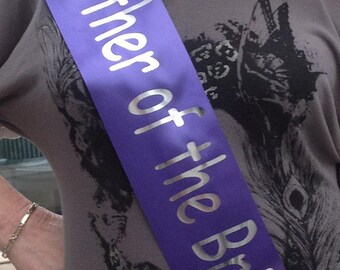 Op maat bedrukte sjerpen | Vrijgezellenfeest, verjaardag, babyshowerfeestkleding, gepersonaliseerde sjerpen