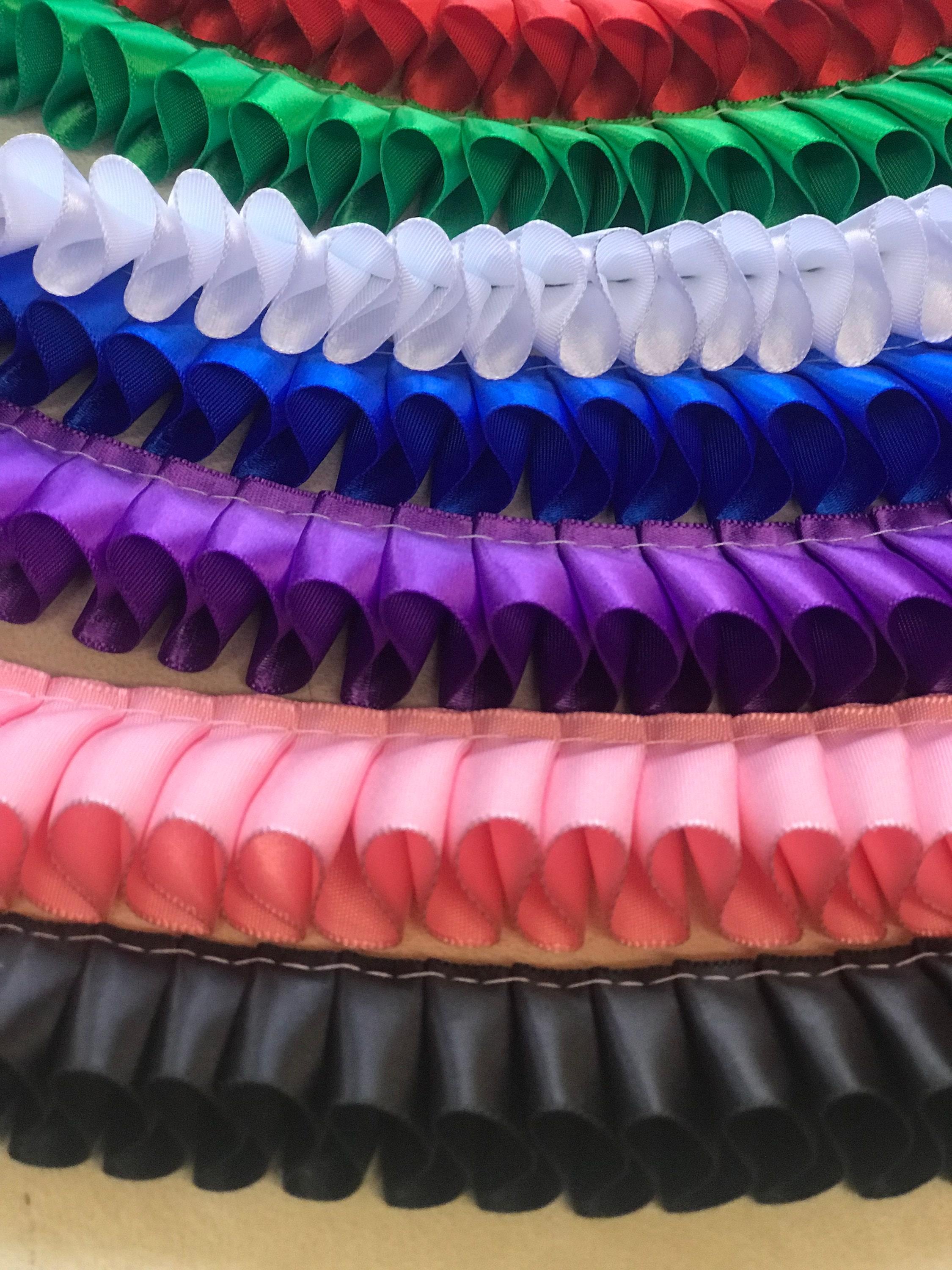 25mm Box Pleated Ribbon - Polyester Satin Trim, Craft Supplies - Etsy