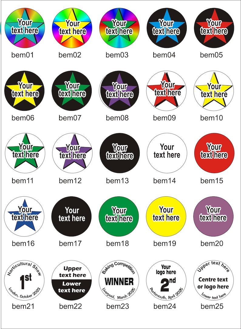 Gepersonaliseerde rozetten en badges voor alle gelegenheden. kies je gepersonaliseerde boodschap voor het midden van de rozet. lintkleuren naar keuze afbeelding 2