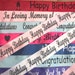 Floral Tribute Ribbon, Birthday Bouquet and Wreath Ribbon. Personalised ...
