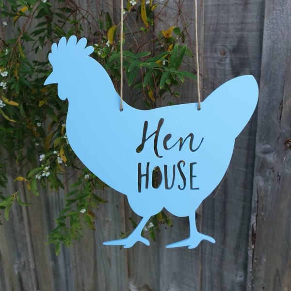 Chicken Hen House Sign-Chicken Coop-Chook-Chook house-wall hanging-wall art-sign