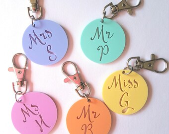 initial teacher keyring mr