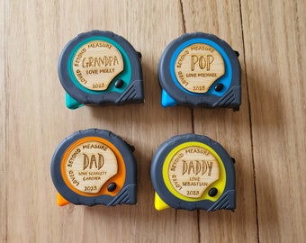 Personalised Tape Measure - Fathers Day - Christmas - Loved Beyond Measure