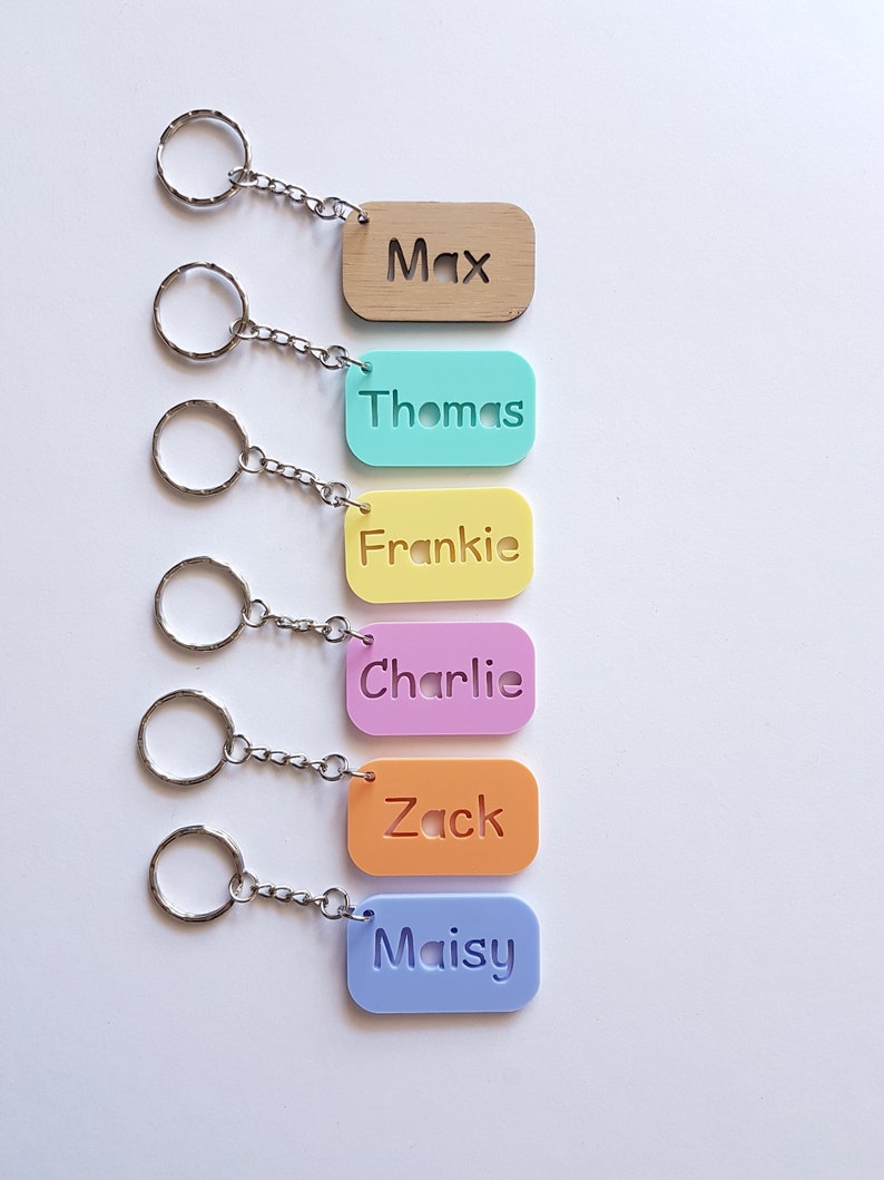 BULK Personalised Keyrings/bagtagsparty Favorsparty Etsy