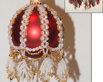 Alice Beaded Christmas Ornament Cover 1 Pattern