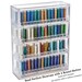 Bead Pavilion Complete Showcase with 4 Shelves (Round or Flip Top Shelves) - Bead Organization, Bead Storage Display