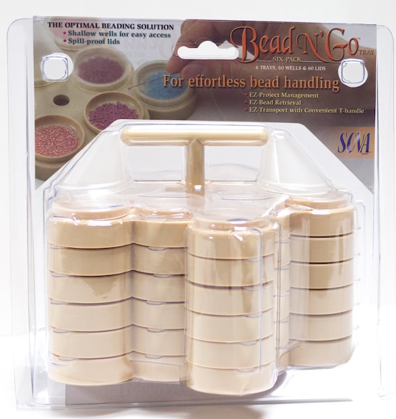 Bead N' Go Tray, Portable Bead Storage, Bead Container, Bead Tray