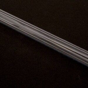 10pack 6&quot; Clear Round Tubes and caps 9/16&quot; - Seed Bead Storage, Candy Favor Tube, Bead Organizer