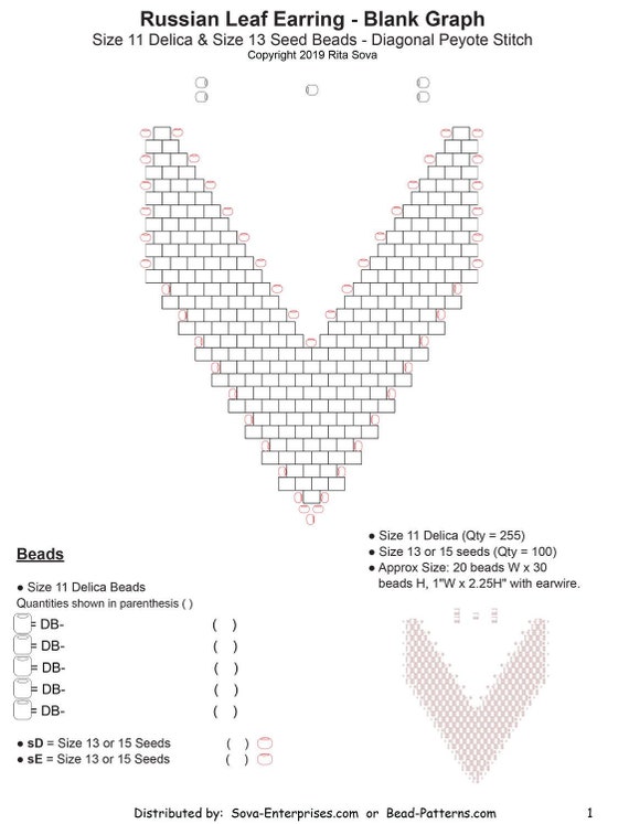 Bead Measurement Chart