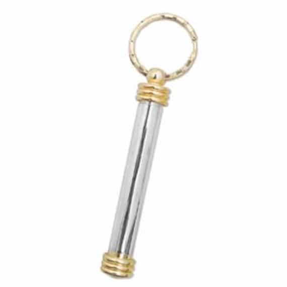 Secret Compartment Key Chain Kit, Gold or Chrome 