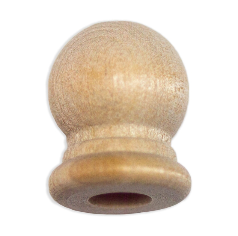 12 Pk Wood Finial Dowel Cap End 11/16 x 3/4 with Etsy
