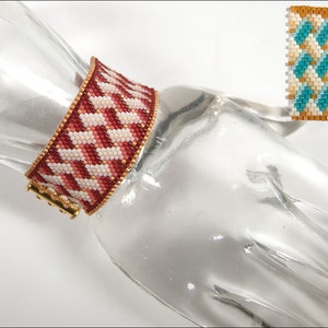 Lattice Weave Armband Patroon Tutorial - Kralenarmbandpatroon