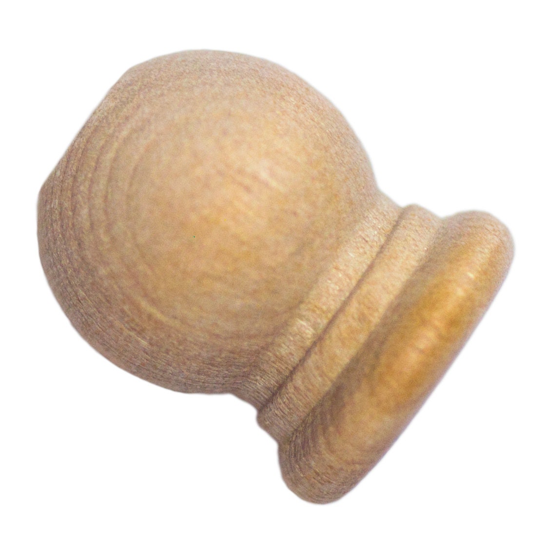 100pack Wood Finial Dowel Cap End 3/4 X 19/32 Etsy