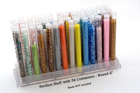 25 Count 5 Inch Bead Tubes with Caps 5 x 9/16 Diameter Crystal Clear Bead Storage Tubes with Flat Caps