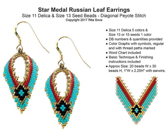 Russian leaf earrings discount