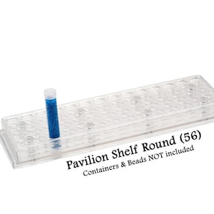 Bead Storage Bead Organizer Solutions: Bead Pavilion Showcase by Sova Enterprises made in the USA! Choose the version that fits your needs! Round Shelf ONLY