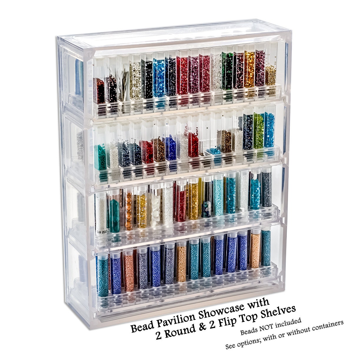 Bead Storage Solutions Bead Pavilion Complete Showcase With 4 Etsy
