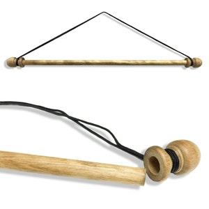 Wood Wall Hanging Tapestry Rod, Walnut (See length options)