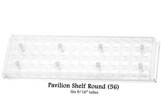 IMPERFECT Bead Pavilion Showcase With Flip Top Shelves and Containers see  Options 
