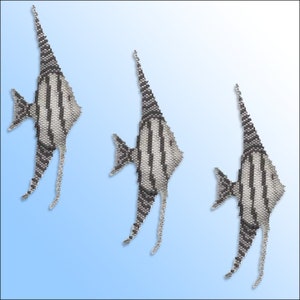 3D Beaded Angel Fish Pattern: Tutorial (PDF Download)