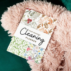Four Seasons Cleaning Planner, Checklist Printable, Cleaning Printable, Printable Cleaning Checklist, Cleaning Checklist, Cleaning List
