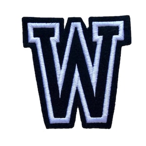 2.5 Iron on Custom Letters Patches for Jackets Varsity Outline - Etsy