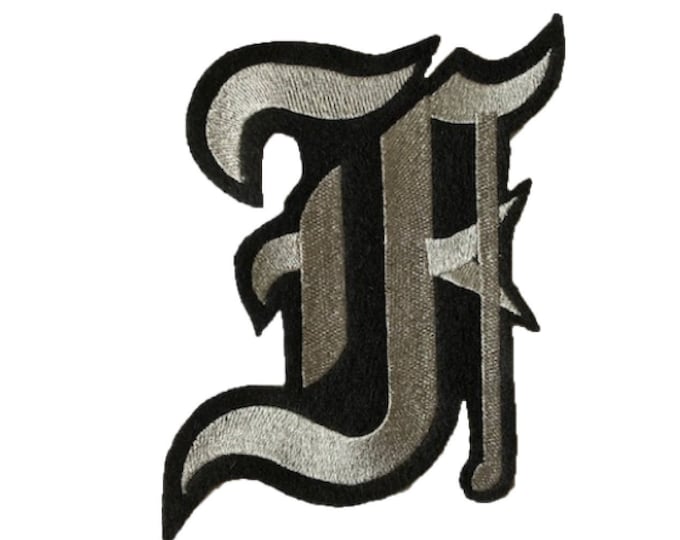 Iron on Letter Custom Patches for Jackets 3 Fun Script 2 Etsy