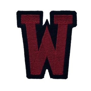 2&quot;  Embroidered Letters * Letter Patches * Iron on Numbers * CHRISTMAS STOCKING Xmas Patches