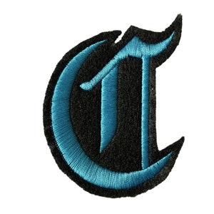 3&quot; Old English Custom Iron on Letters Patches for Denim Jackets and Bridesmaid Robes