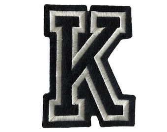 3" VARSITY Collegiate SPORTS Custom Iron On Letter Patches for Baseball, Football, Basketball Moms and Letterman Jackets