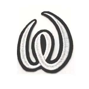 Patches personalizados de ferro em letras do Mickey de 2" - Patches Walt bordados para jaquetas * 2 polegadas
