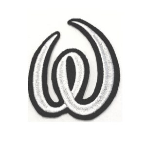 4&quot; Custom Mickey Iron On LETTER PATCHES - Embroidered Walt Patches for Jackets - 4 Inch