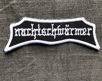 Parche de nombre de murciélago personalizado: parche termoadhesivo para chaleco de chaqueta de motociclista