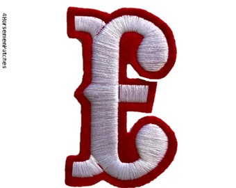 Custom 2.5" Embroidered Iron-On Letter Patches for Jackets | Personalized Back Patches | DIY Clothing Embroidery